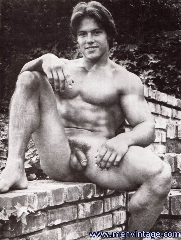 Hot beautiful muscle man posing naked